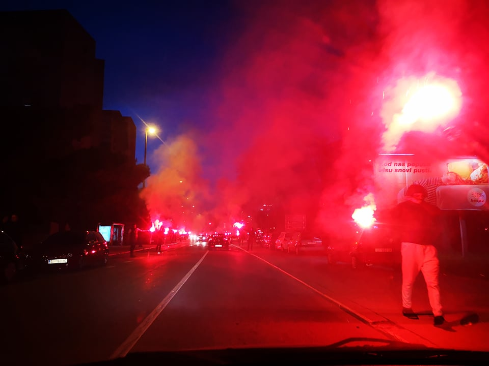 Baldekin gori! Pogledajte slavlje Funcuta nakon osvojenog prvog mjesta