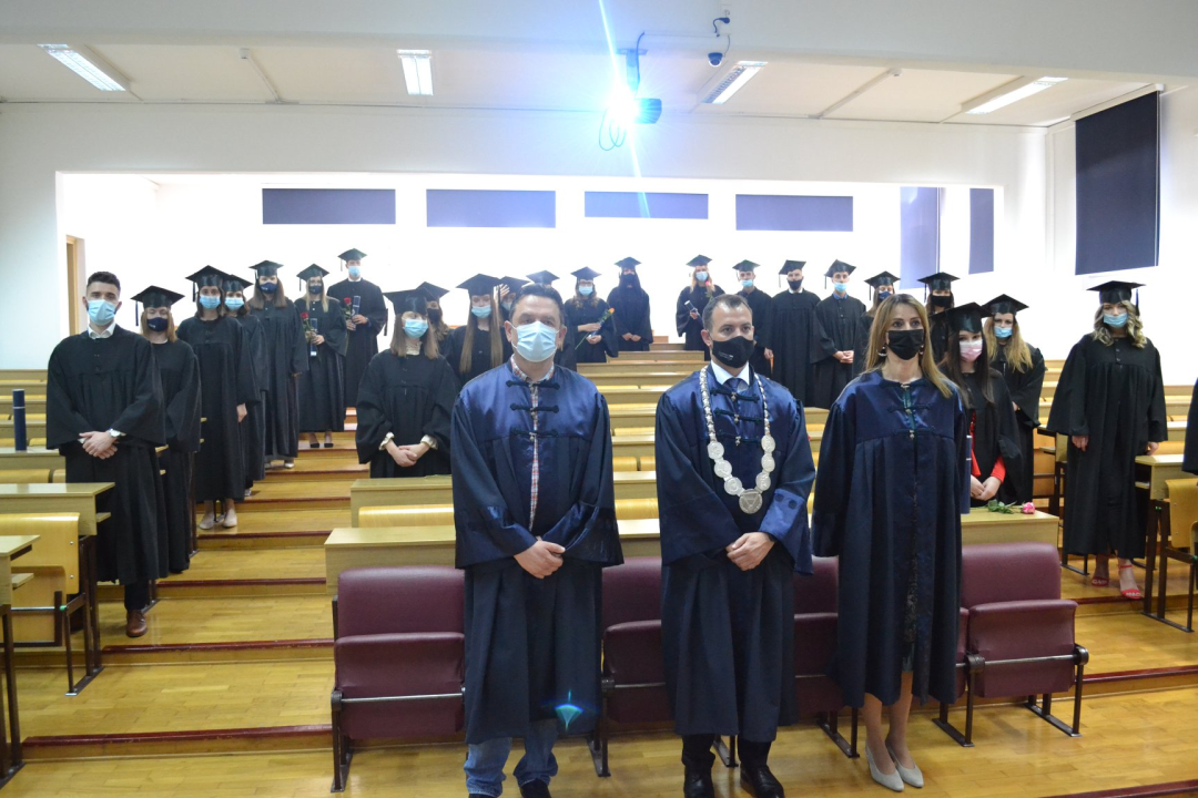 Na šibenskom Veleučilištu održana svečana promocija 80 prvostupnika Menadžmenta