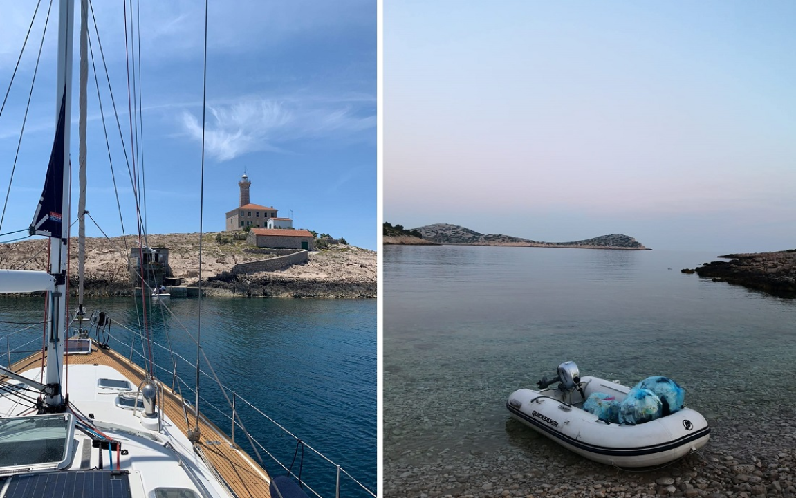 Ova šporka vala je usred Nacionalnog parka Kornati: 'Napunili smo gumenjak, a pomak na plaži se ne vidi'