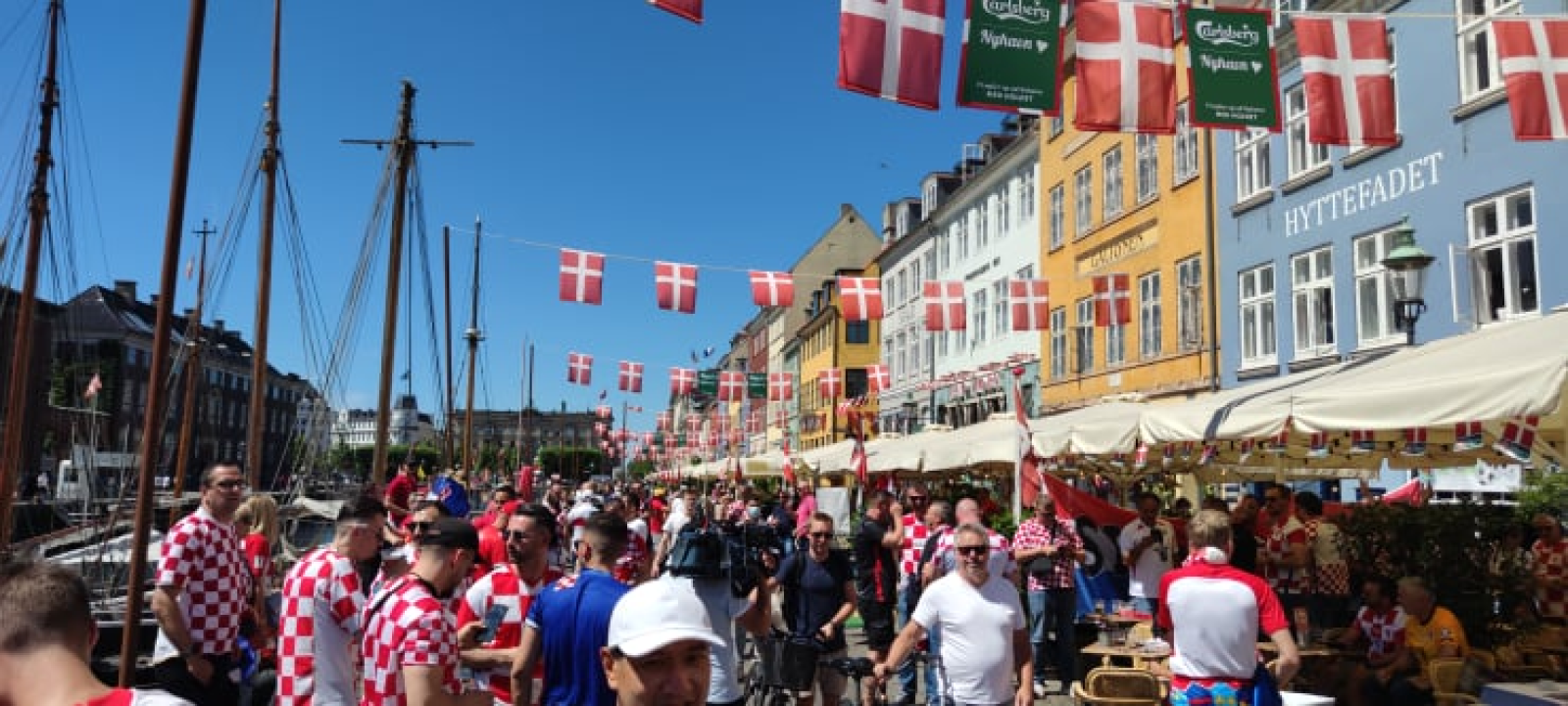 Vatrene s tribina bodre i deseci Šibenčana: Kopenhagen postao 'Kockenhagen'