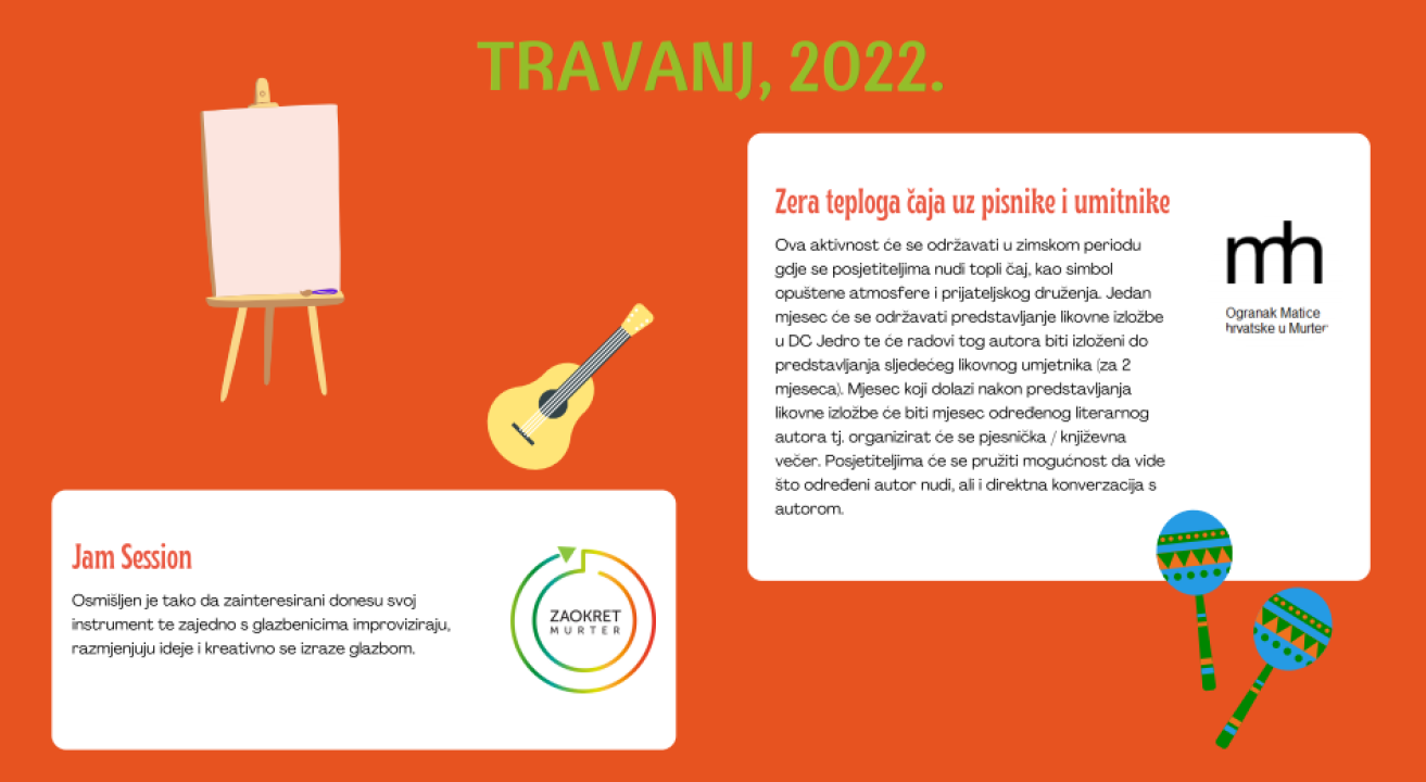 Provjerite kakve aktivnosti vas čekaju tijekom cijele godine u Društvenom centru Jedro u Murteru 