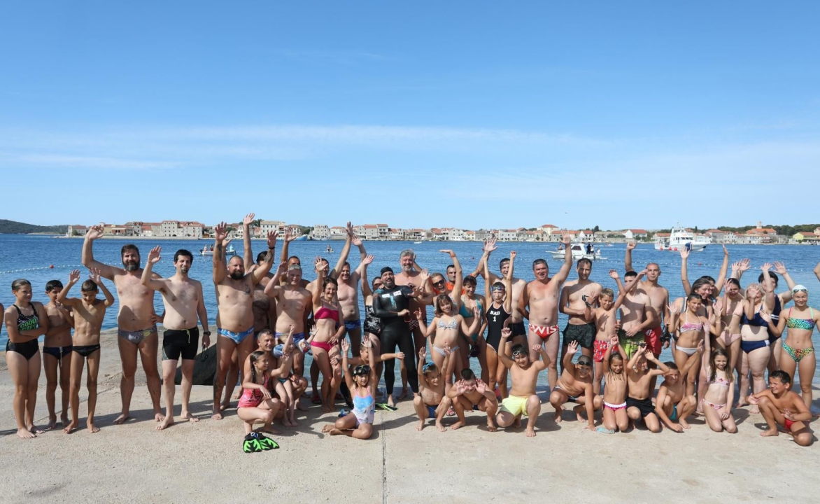 Ribafish jutros zaplivao do Krapnja, krajnji ovogodišnji cilj mu je otok Ugljan