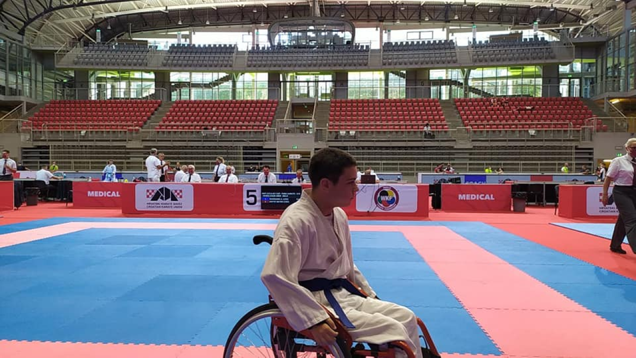 Šibenčanin Antonio Šaršanski osvojio zlatnu medalju na Para-Karate turniru u Poreču