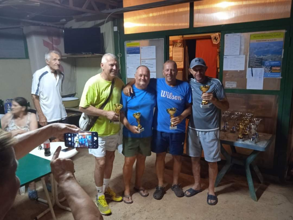 Teniski turnir 'Murtersko lito 2021.': Sudjelovao čak 71 natjecatelj