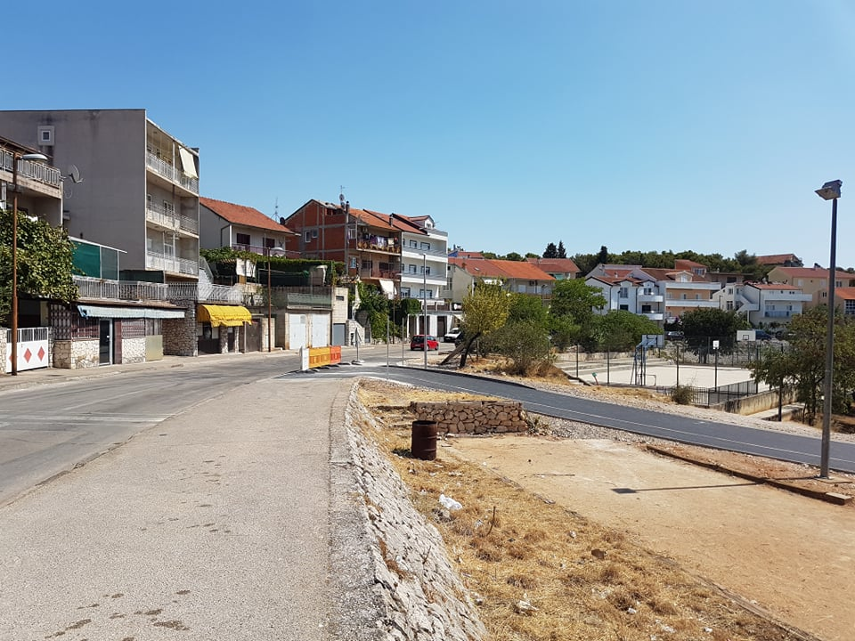 Radovi na probijanju slijepe ulice kod OŠ Vidici pri kraju: Ostaje još postavljanje ograde i signalizacije  