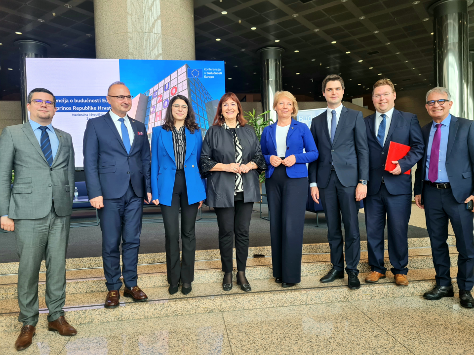 Šibenska udruga Mladi u EU na konferenciji 'O budućnosti Europe – doprinos Republike Hrvatske' 