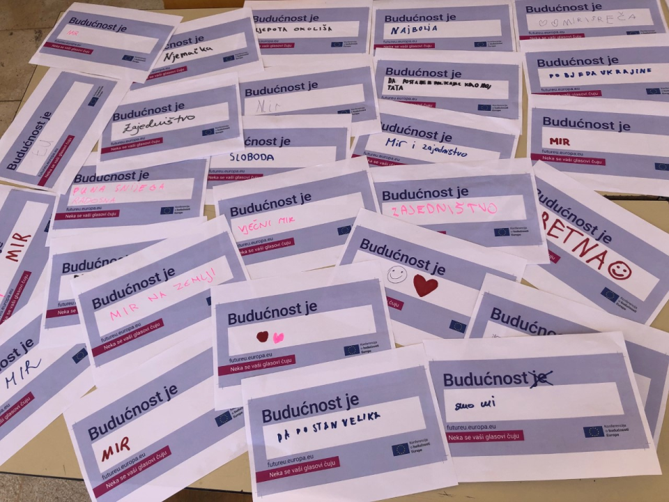 Dan Europe obilježili ambasadori SŠ Ivana Meštrovića s Glazbenom školom Krsto Odak i Europe Direct ŠKŽ