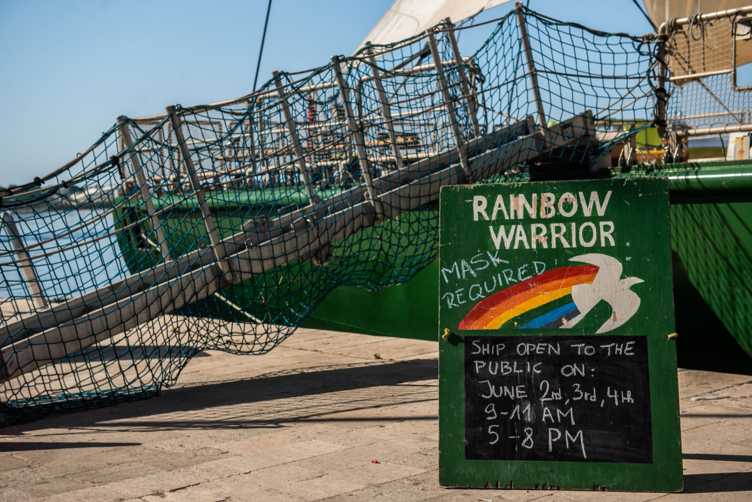 Ukrcali smo se na Rainbow Warrior: 'Vaša obala je fantastična, nažalost mi smo tu poslom...'