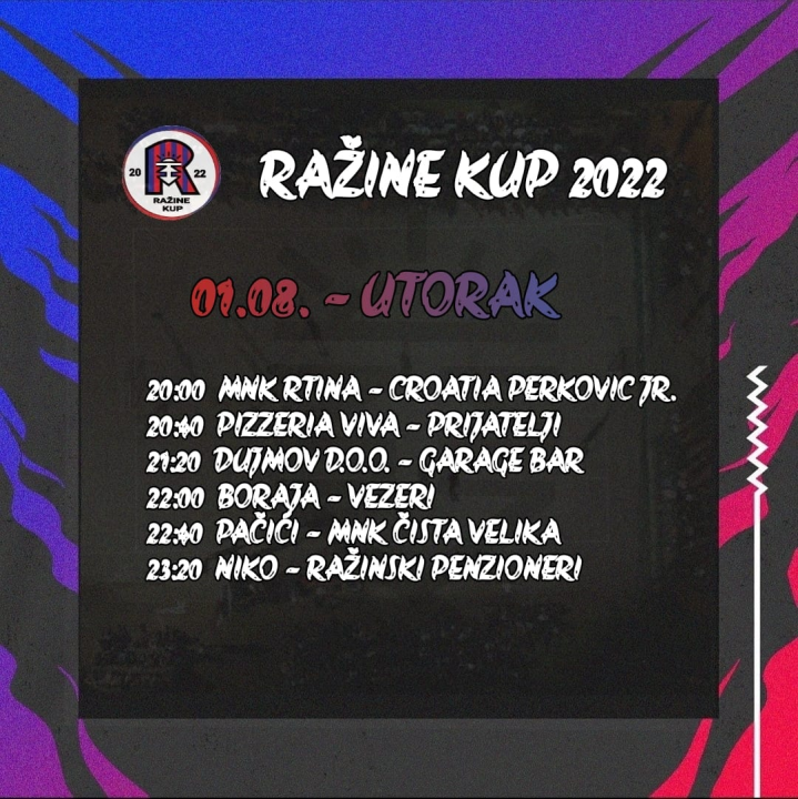 Treći dan Ražine kupa, 12 ekipa odmjerit će snage na nogometnom terenu