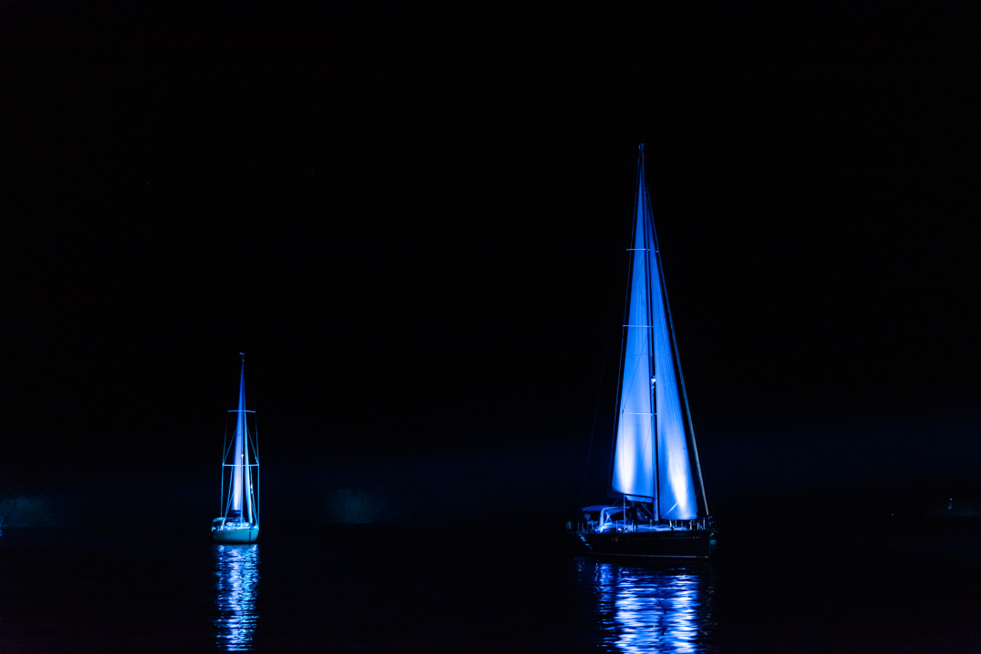 Šibenik 'obojan' u plavo: Vatromet i svjetlosni spektakl za veliku obljetnicu 