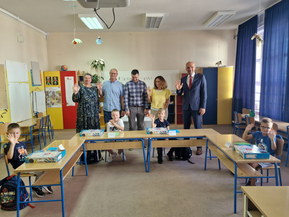 Župan posjetio Osnovnu školu Čista Velika gdje je ove godine u prvi razred upisano četvero učenika