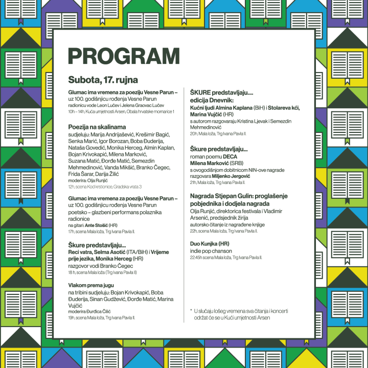 Miljenko Jergović na festivalu ŠKURE: 'Pisanje je odličan trening'