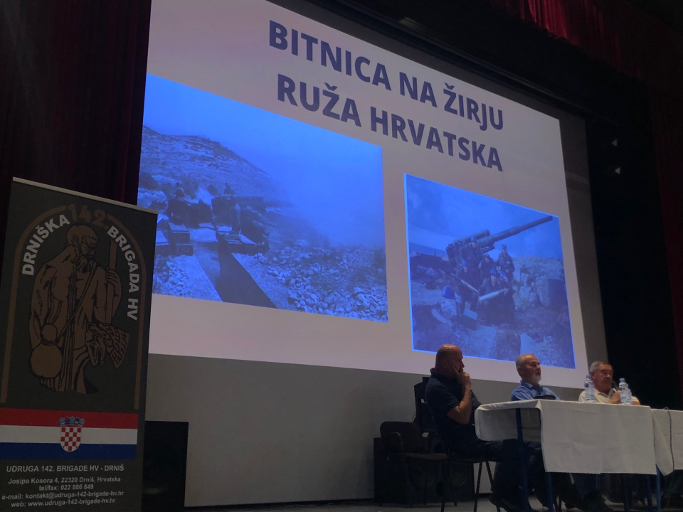 Srednjoškolci iz Drniša i Šibenika na tribini o Rujanskom ratu