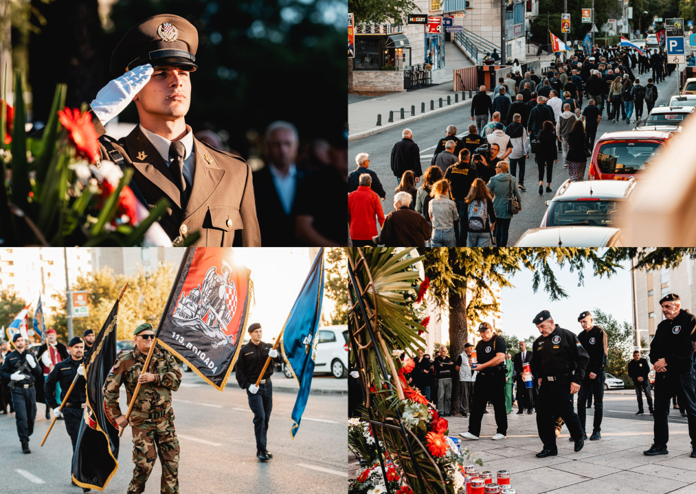 Šibenčani komemoracijom na Baldekinu i mimohodom obilježili 31. obljetnicu Rujanskog rata