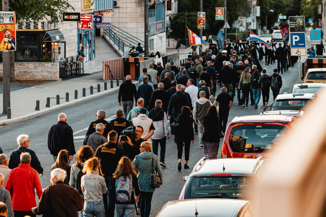 Šibenčani komemoracijom na Baldekinu i mimohodom obilježili 31. obljetnicu Rujanskog rata