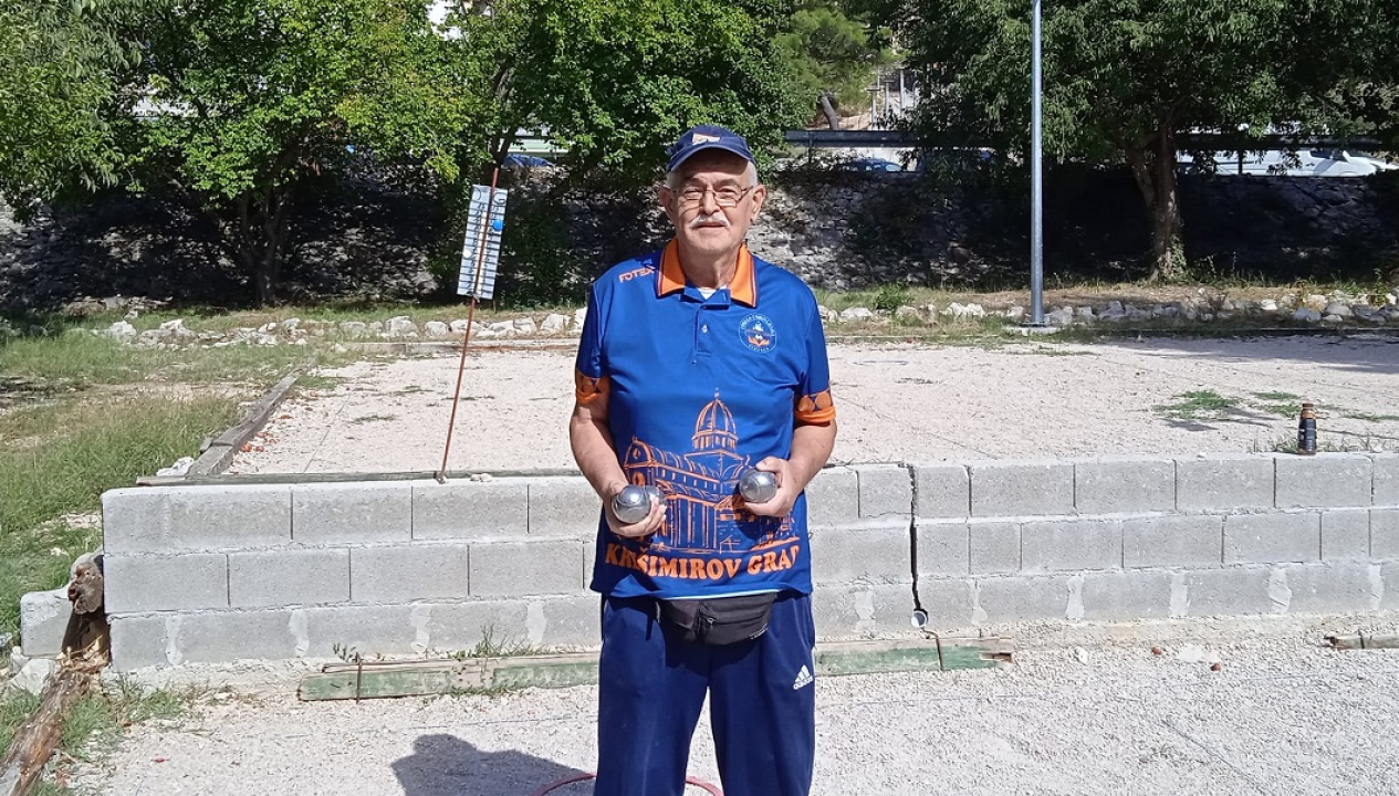 Miljenko Petrović iz PK Krešimirova grada prvak Hrvatske u petanci