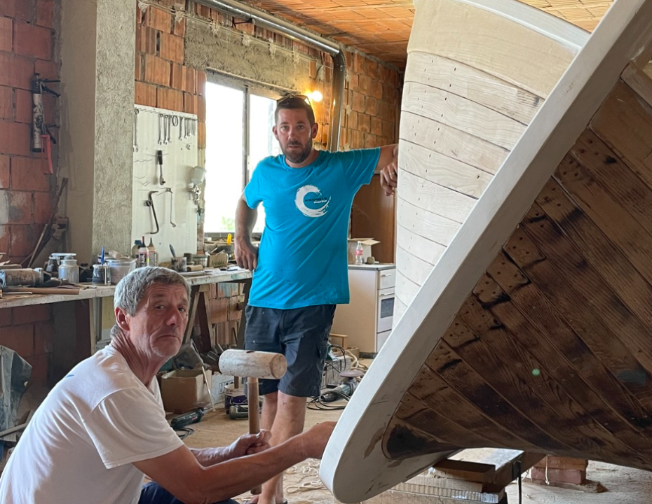 U Betini porinuta gajeta meštra Tome na kojoj je radio zajedno sa sinom