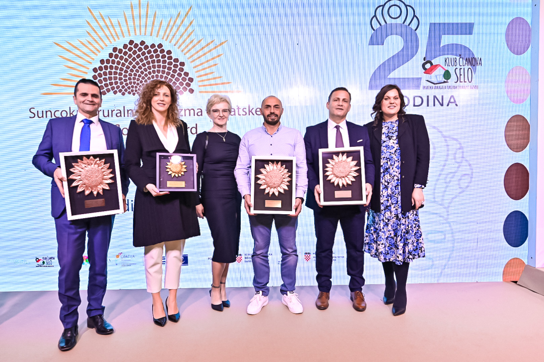 Suncokret ruralnog turizma osvojili vinarija Testament, agroturizam Marcelovi Dvori i OPG Marko Duvančić