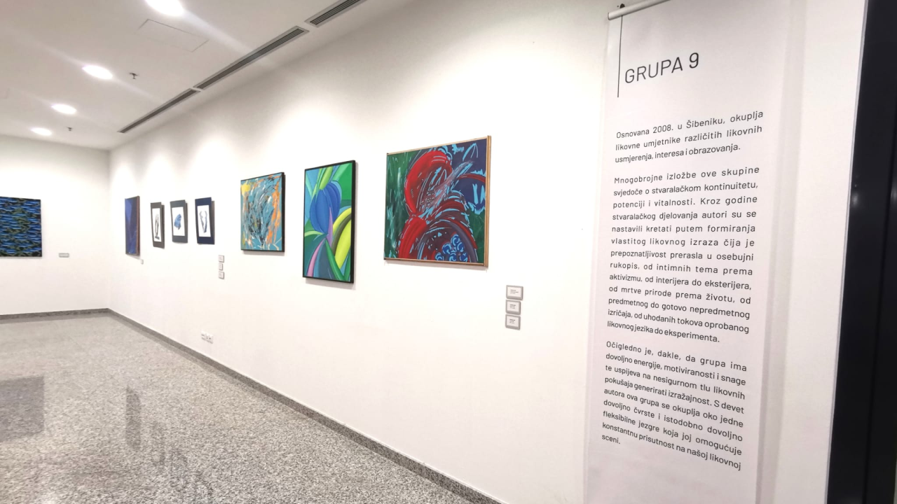 Promocija šibenske umjetnosti u slavonskoj metropoli: U Osijeku otvorena izložba članova Grupe 9!