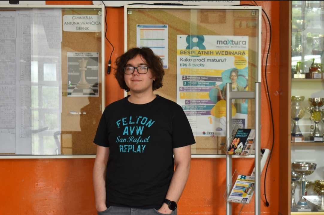 Gimnazijalac Tino Jurlin državni prvak iz engleskog: 'Nije bilo stresa, radio sam kako inače radim'