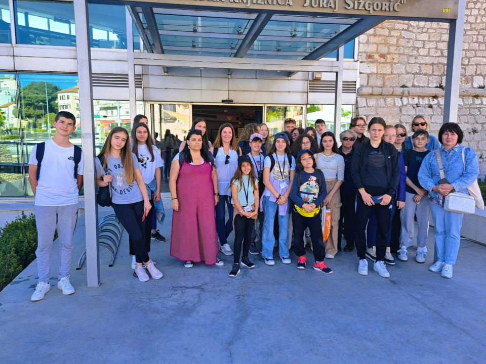 Učenici iz nekoliko europskih zemalja posjetili šibensku knjižnicu