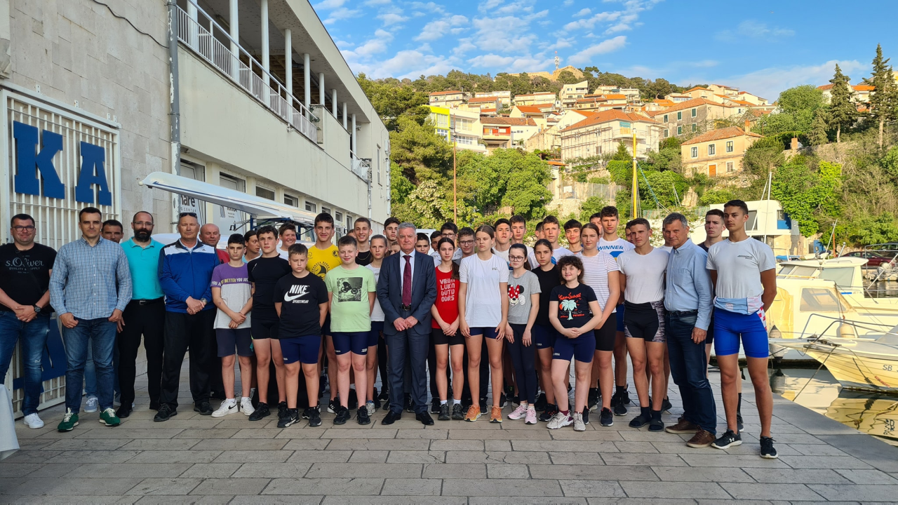 Burić posjetio veslače VK Krka: 'Imamo sportaše kojima se grad Šibenik može ponositi'