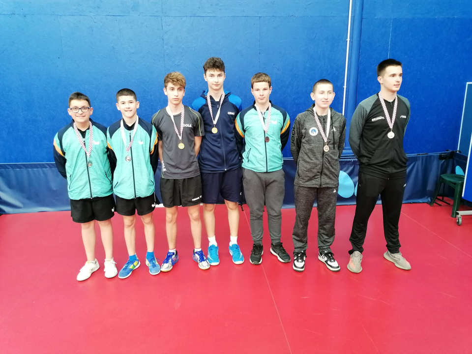 Stolnotenisačica Franka Miškić srebrna u parovima na kadetskom prvenstvu Hrvatske