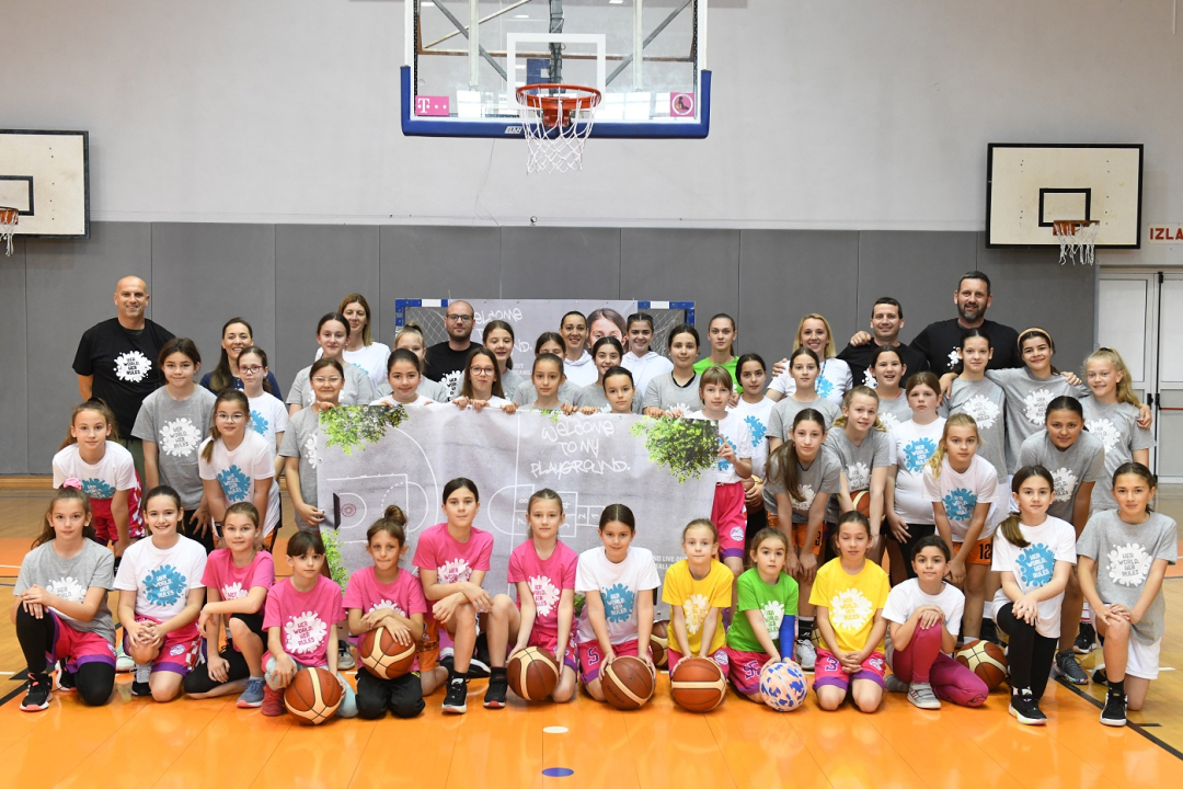 Uspješno održan projekt &quot;Njezin svijet, njezina pravila&quot;: 40 djevojčica se zabavljalo i učilo o košarci