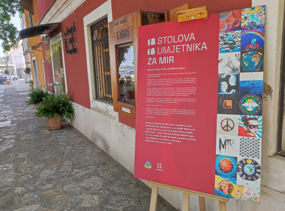 Šibenski Apostolovi su se vratili, 18 umjetničkih djela postavljeno ispred Azimuta 