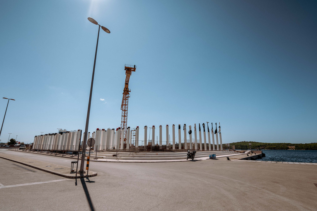 Putnički terminal na gatu Vrulje poprima obrise koji će promijeniti vizuru Šibenika s mora