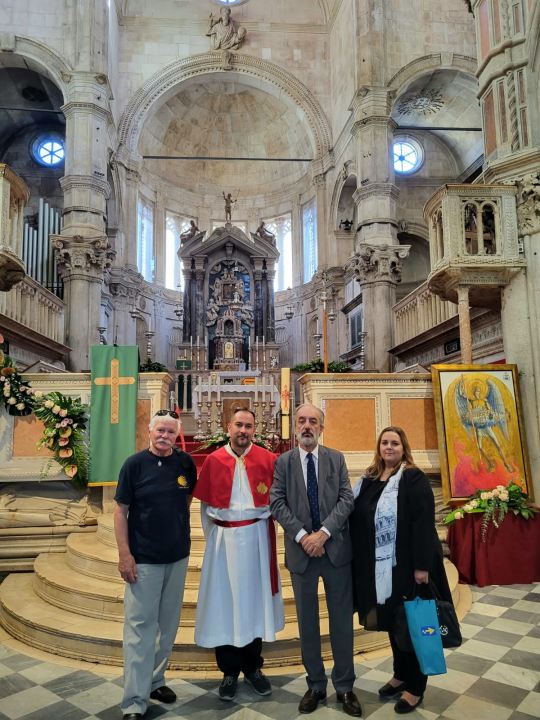 Posjet Šibeniku predsjednika odbora Europskog parlamenta za putove Svetog Jakova Hrvatskoj 