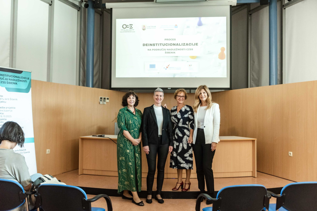 Održana završna konferencija projekta 'Proces deinstitucionalizacije na području nadležnosti CZSS Šibenik'!