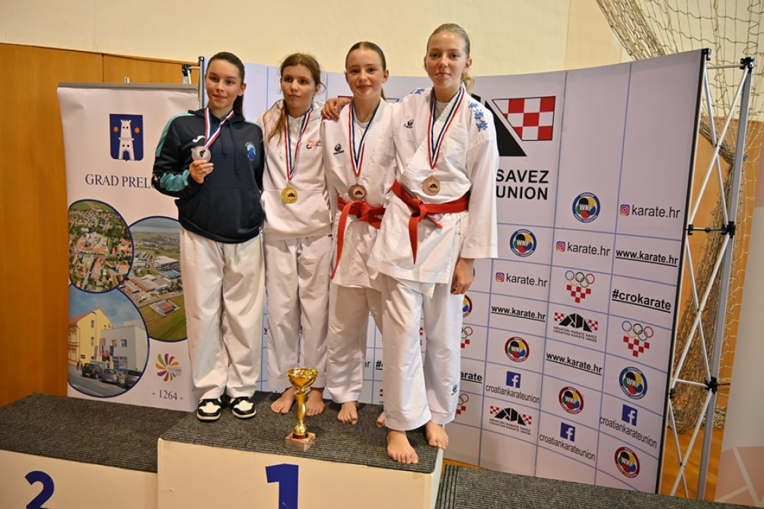 Karate klub Okit-Vodice osvojio 15 medalja na Prvenstvu Hrvatske za mlađe uzraste