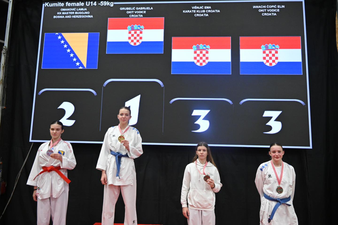 Karate klub Okit iz Vodica odlično otvorio sezonu natjecanja