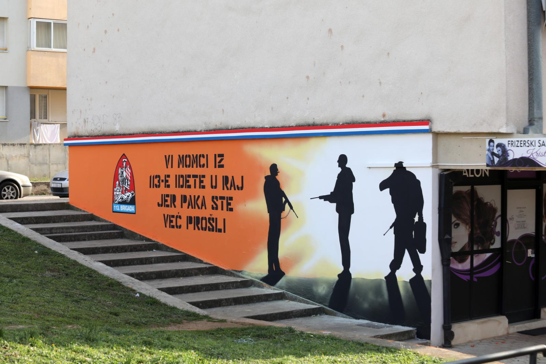Na Meterizama obnovljen išarani mural posvećen pripadnicima šibenske 113. brigade