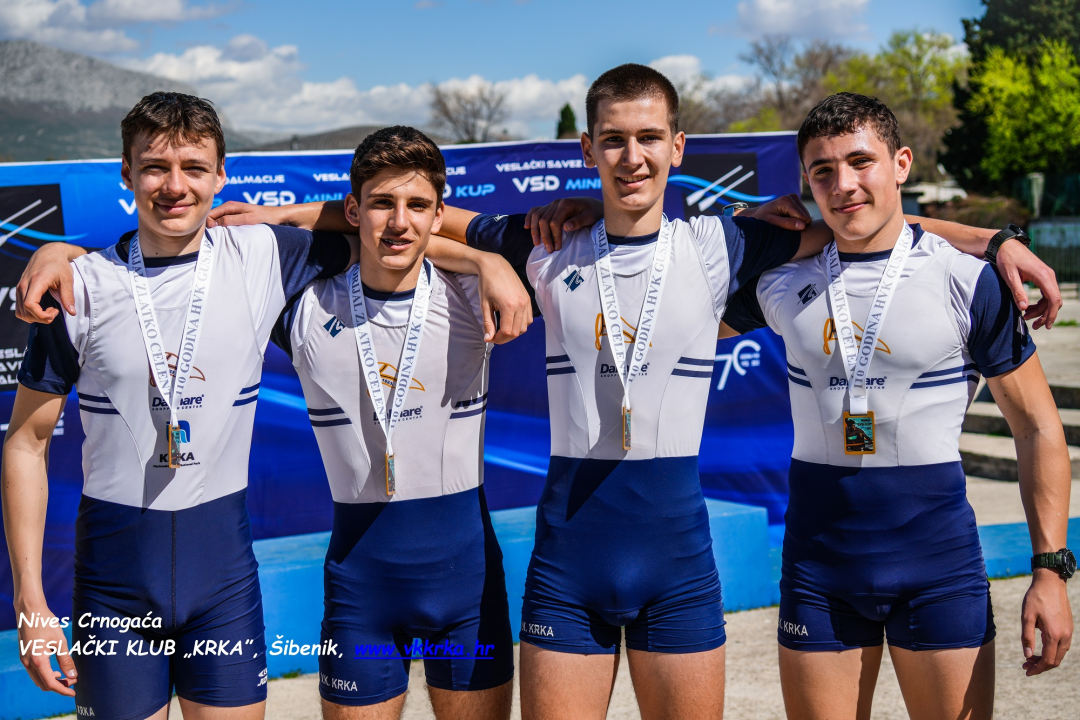Veslači i veslačice Krke na Kupu Dalmacije osvojili 17 medalja
