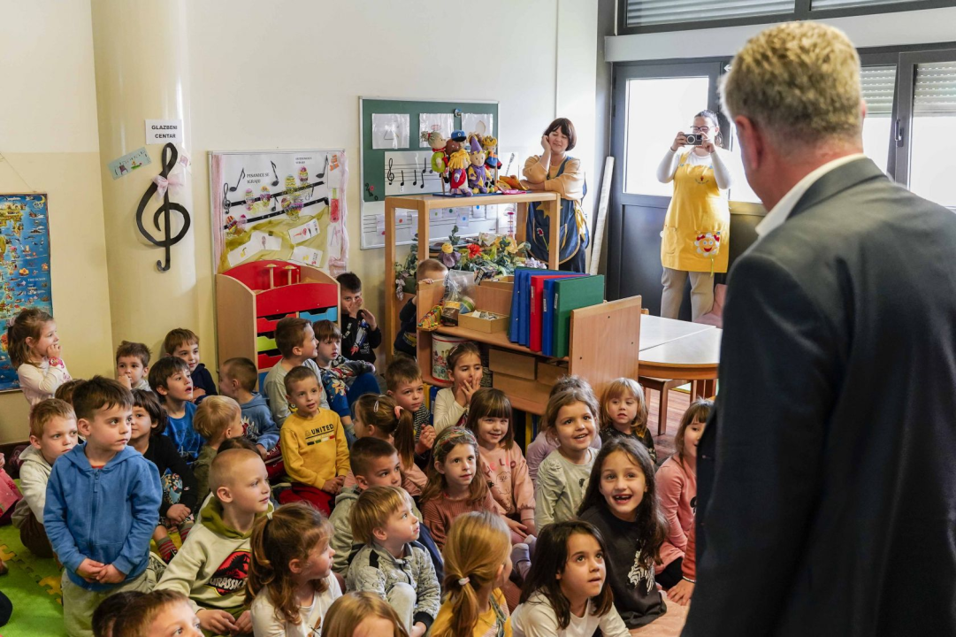 Gradonačelnik Burić posjetio Dječji vrtić Brat Sunce