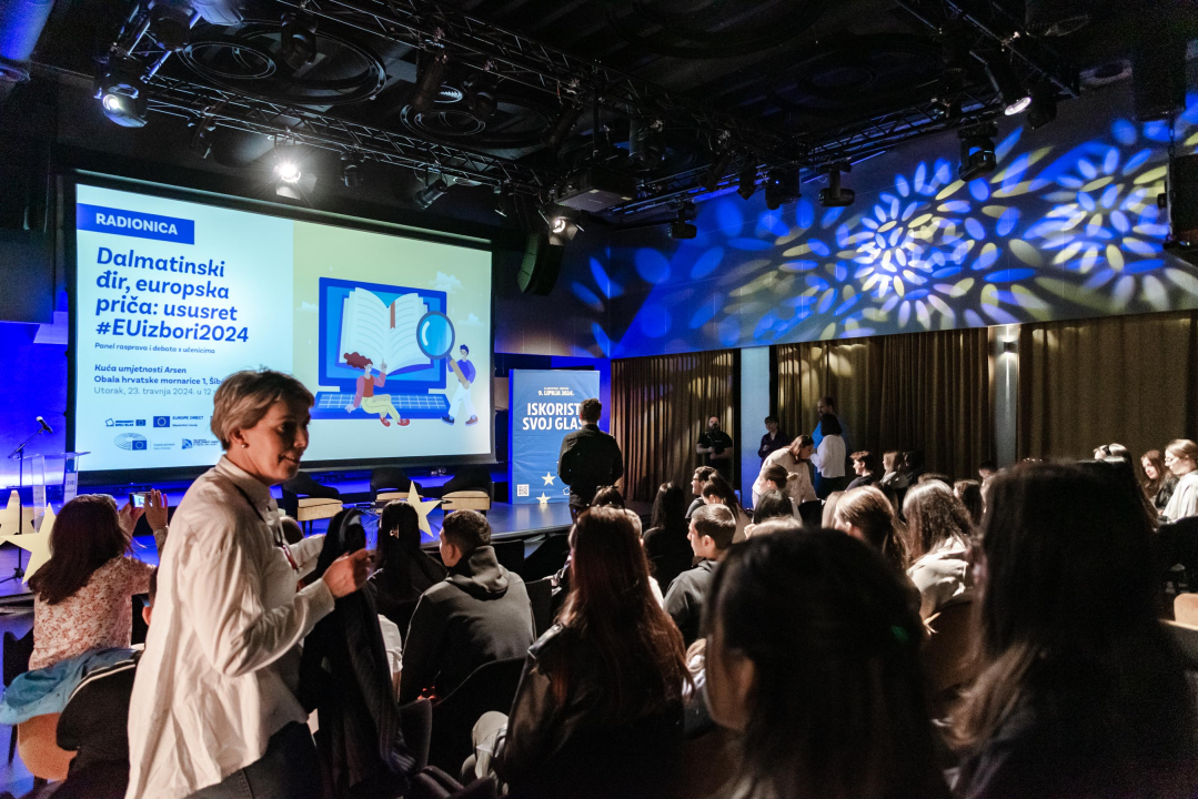 Na radionici 'Dalmatinski đir, europska priča' u Arsenu mladi se pripremali za EU izbore 