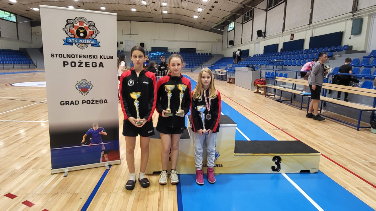Stolnotenisačice STK Šibenik viceprvakinje Hrvatske