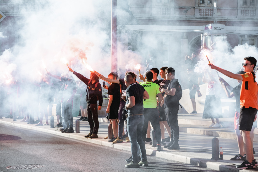 Šibenik dočekao svoje heroje u narančastom: 'Carević ostaje, sezona time završena'