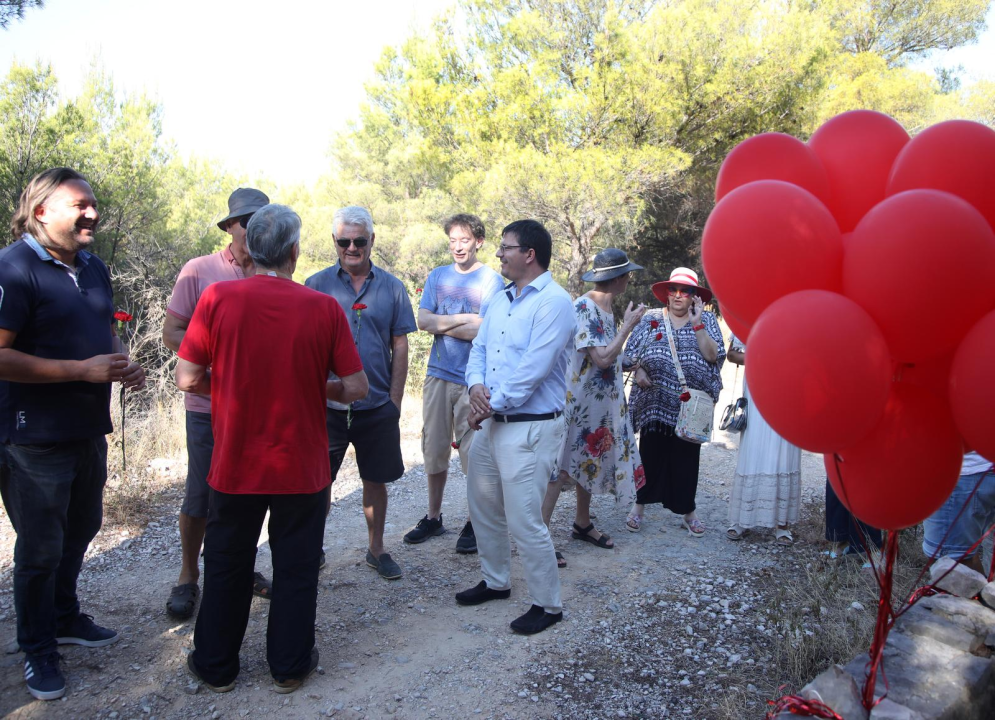 Pušteni baloni sjećanja za prvi partizanski šibenski odred koji je u rat krenuo s Piska
