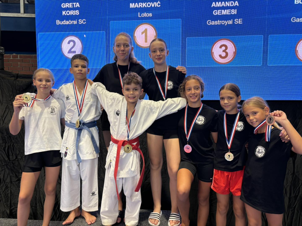 Karateke vodičkog Okita do osam medalja na 'Međimurje Openu'