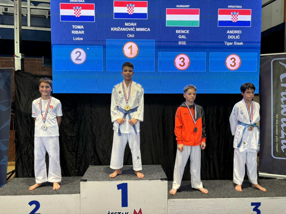 Karateke vodičkog Okita do osam medalja na 'Međimurje Openu'