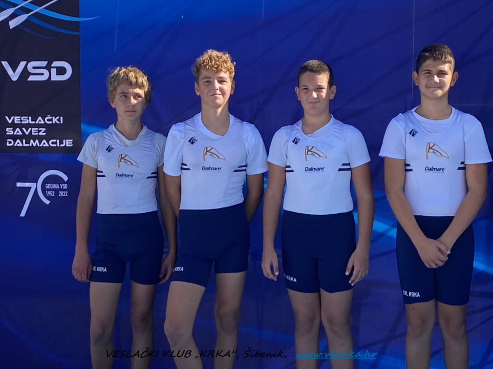 Najmlađi krkaši veslali na Pagu i vratili se sa zlatom, srebrom i broncom