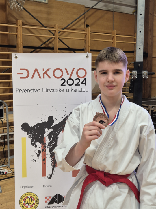 Karate klub Šibenik došao do medalja na Prvenstvu Hrvatske