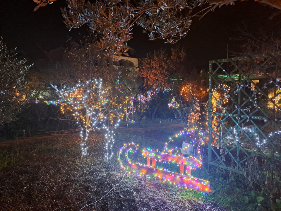 Božićni vrt obitelji Vlahov oduševljava: Blista s 27 tisuća lampica