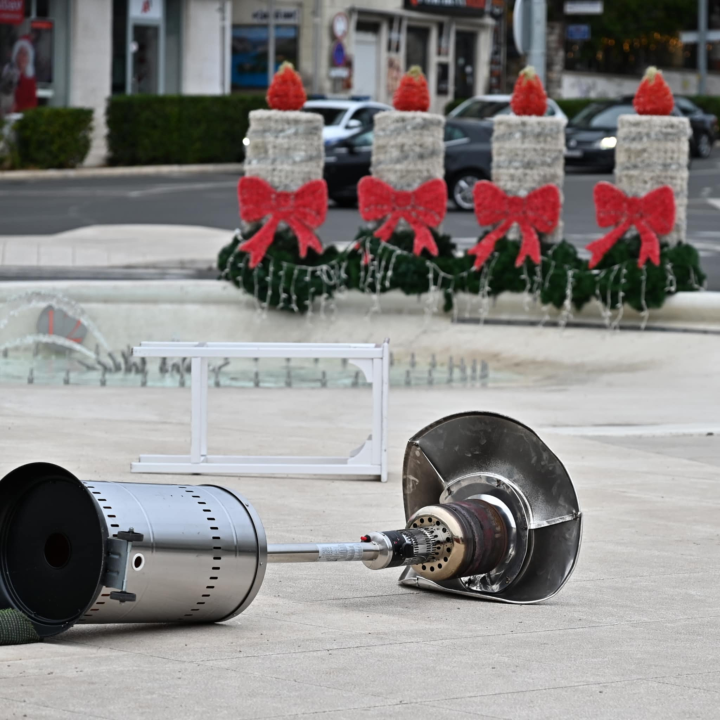 FOTO Đir po gradu, srijeda 25. prosinca