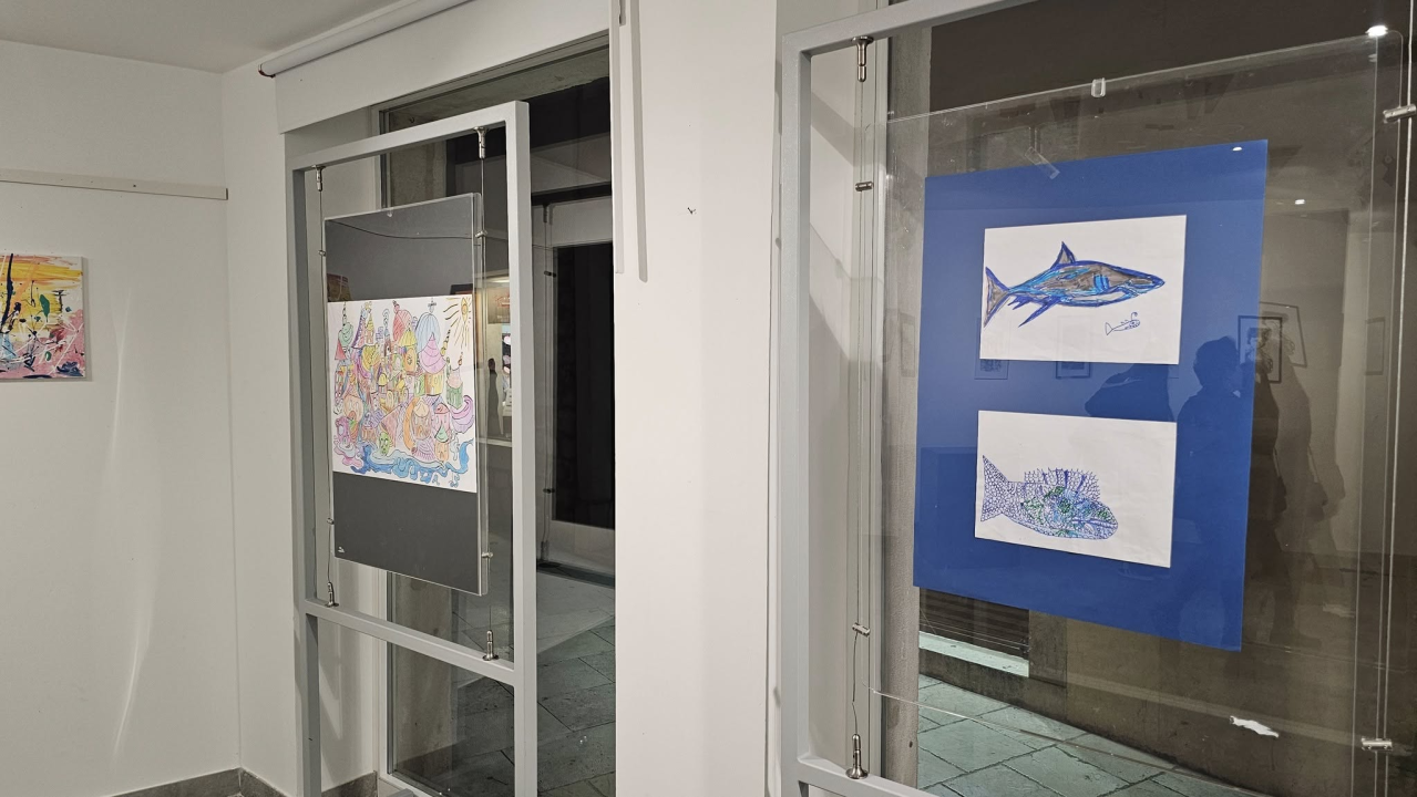 Andrija Škugor osmogodišnji je umjetnik iz Šibenika