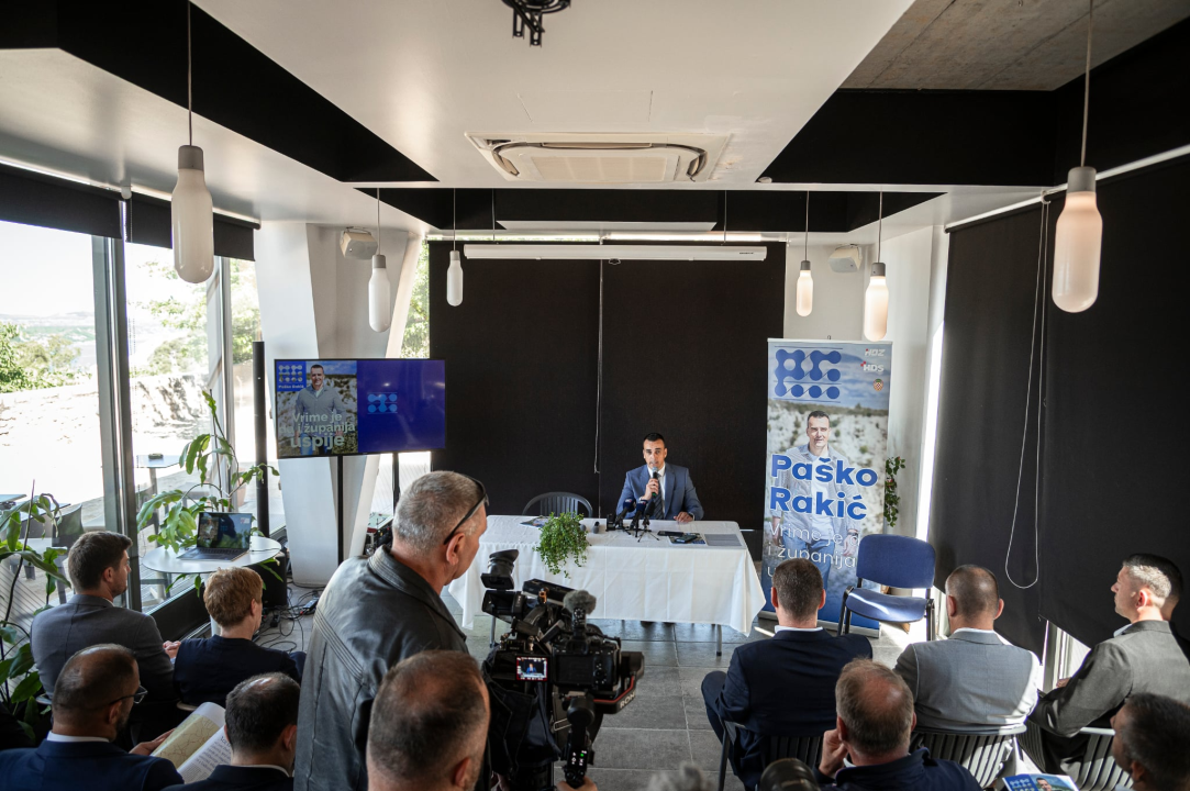 Paško Rakić predstavio program i listu: 'Poseban naglasak dati ću na razvoj unutrašnjosti županije'