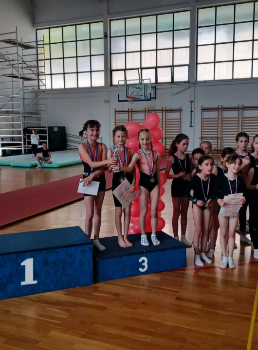 Gimnastičarke Dišpeta uspješne na natjecanju u Dubrovniku